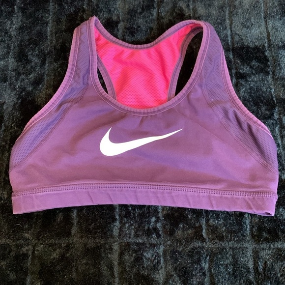 Pink and Purple Nike Reversible Sports Bra - Picture 6 of 10